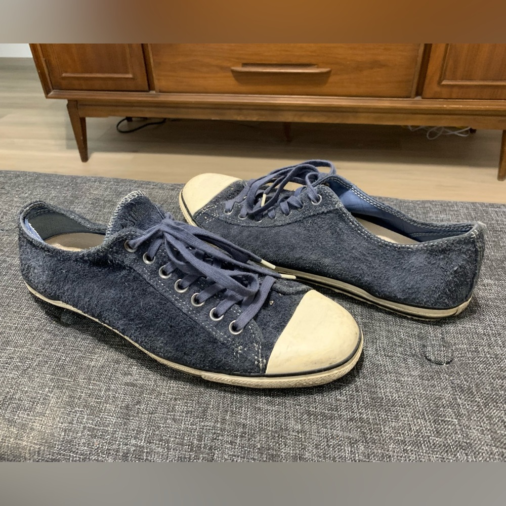 Blue Suede Converse All Stars by John Varvatos
